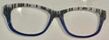 Addison Topper; black drip to blue
