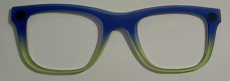 Jessie Topper; Myni-Made; blue to lime split