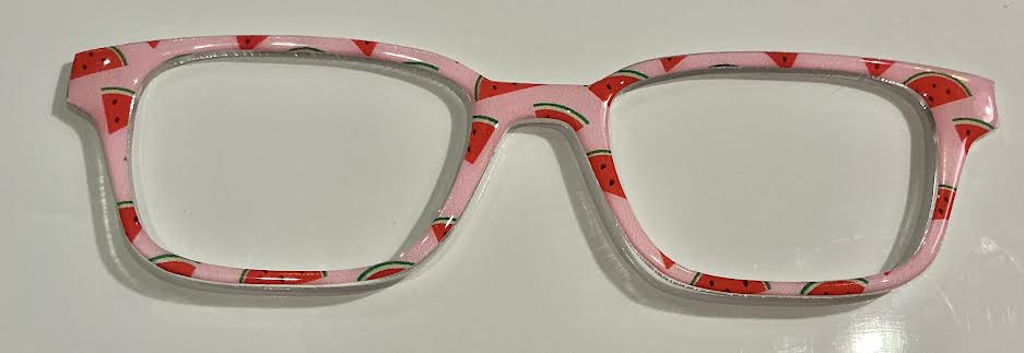 Finley Topper;watermelons on pink