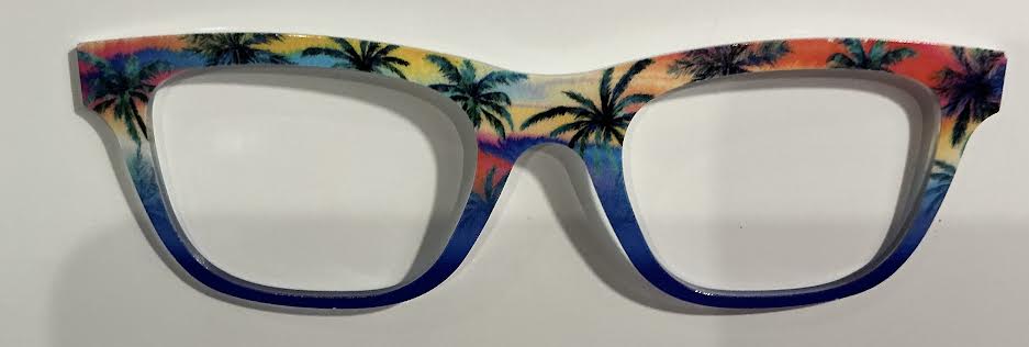 PAIR - Jessie Topper; Sunset/Palm Trees split
