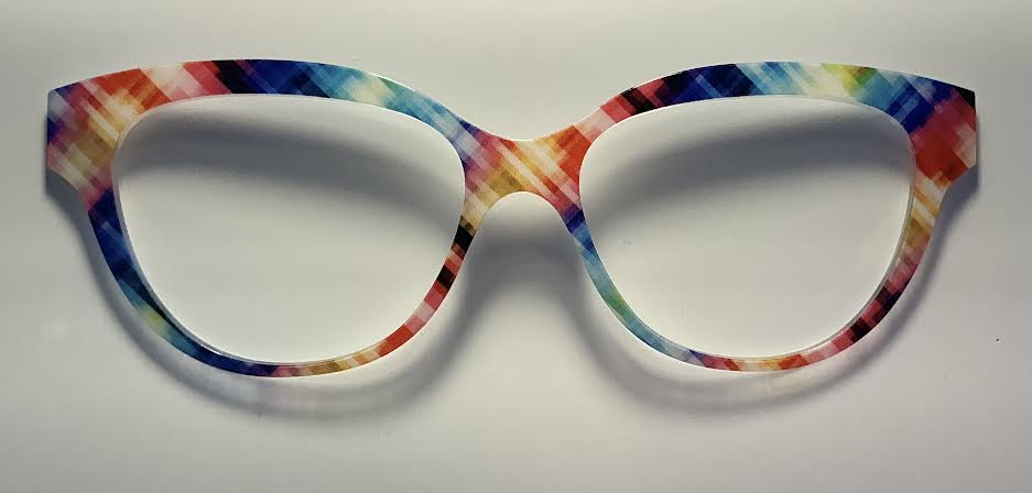 PAIR Quinn Topper; rainbow bokeh diagonal lines