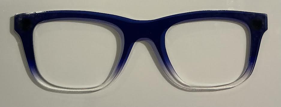 Jessie Topper; Myni-Made; blue to clear split