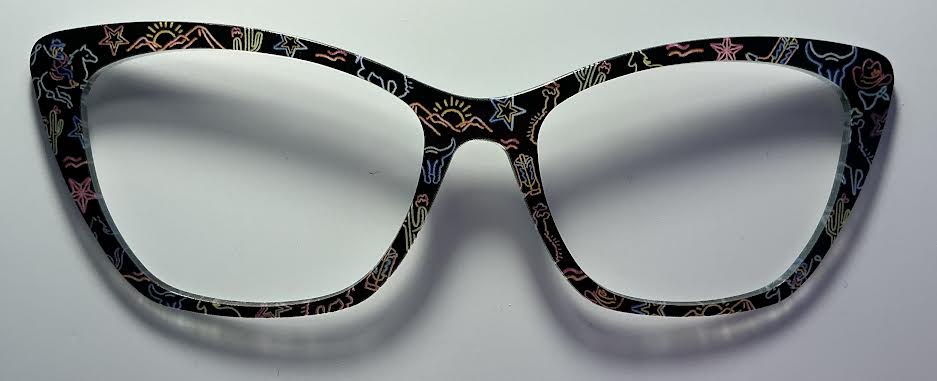 PAIR Wanda Topper; neon Texas