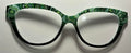 PAIR - Quinn Topper; four-leaf-clovers/black split