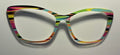 PAIR Wanda Topper; multicolored stripes