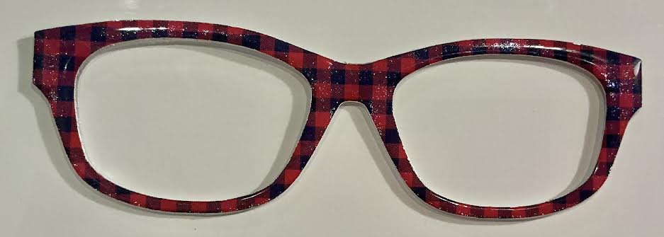 Addison Topper; red and black buffalo plaid