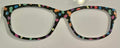 Addison Topper; rainbow splotches
