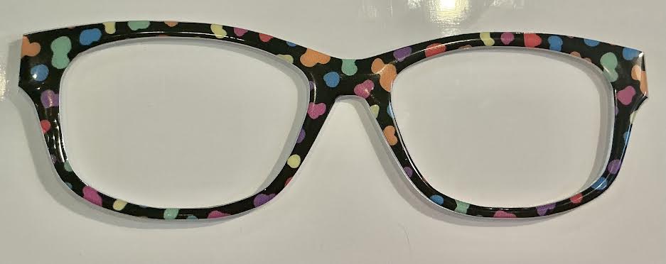 Addison Topper; rainbow splotches