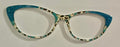 Ella Topper; teal/animal print