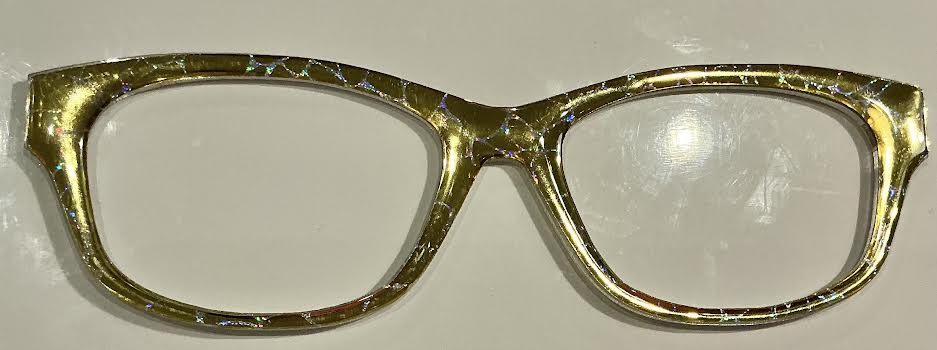 Addison Topper; gold crackle