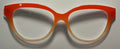 PAIR - Quinn Topper;orange to cream gradient