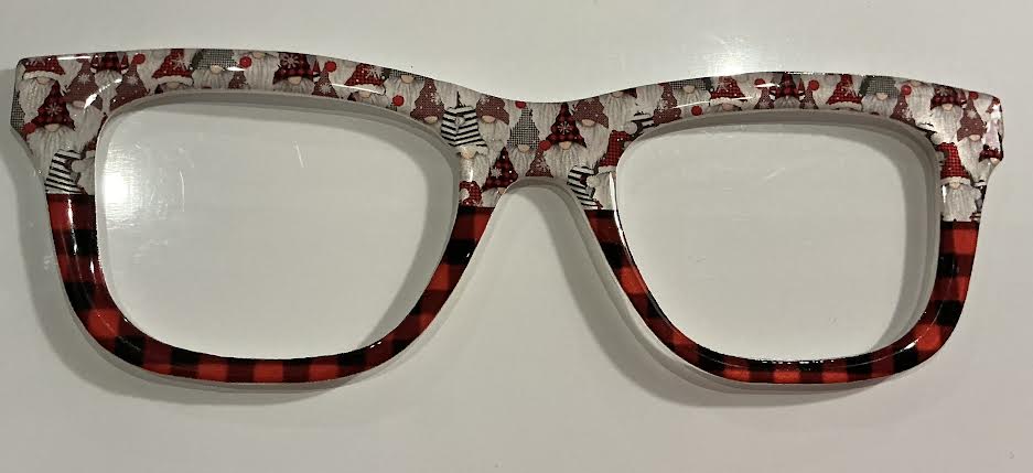 Jessie Topper; gnomes/buffalo plaid split