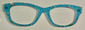 Addison Topper; silver stars on blue