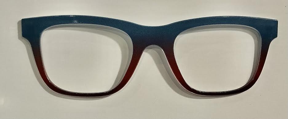 PAIR - Jessie Topper; teal to espresso gradient