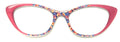NEW Ella Topper; Framefetti; floral design on pink vertical split