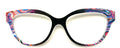 PAIR Quinn Topper; paint swirls with black vertical fade