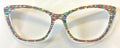 PAIR Wanda Topper; multicolored sequins