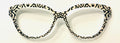 PAIR Quinn Topper; black scrolls on ivory