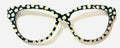 PAIR Quinn Topper; daisies on black