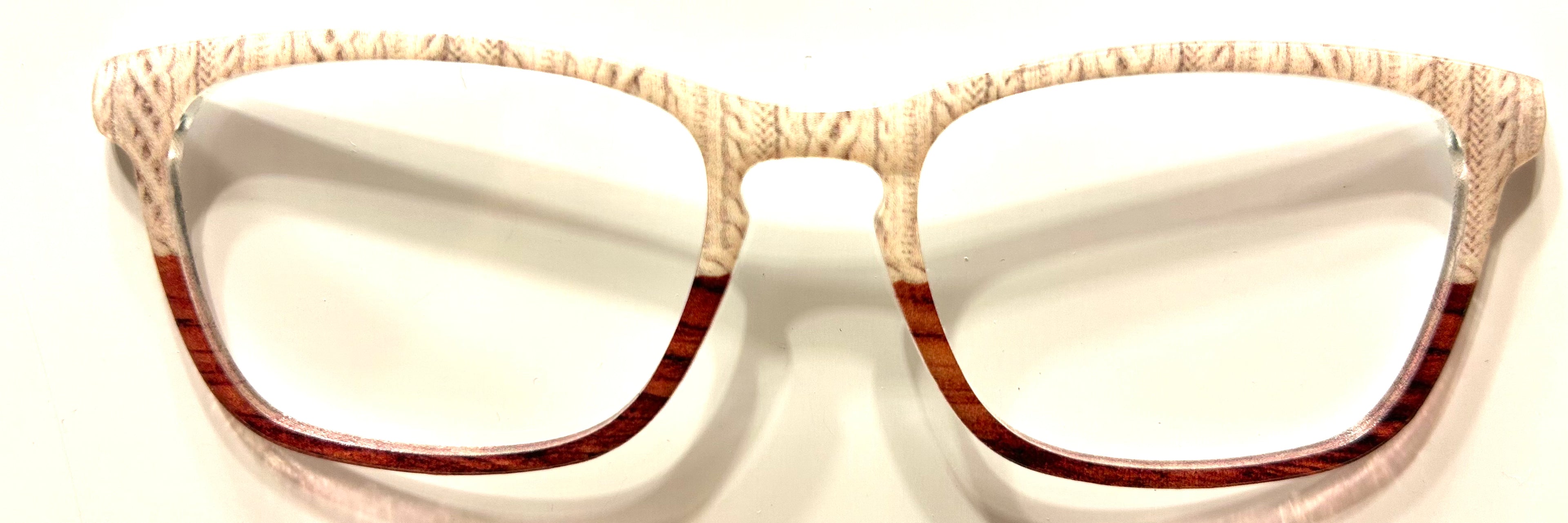 PAIR Casper Topper; sweater/wood split; RESINED