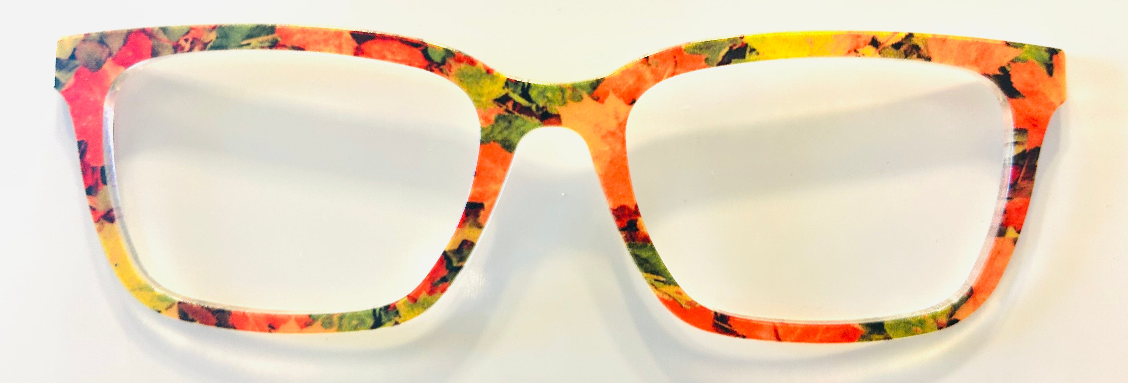 PAIR Larkin Topper; vibrant fall leaves