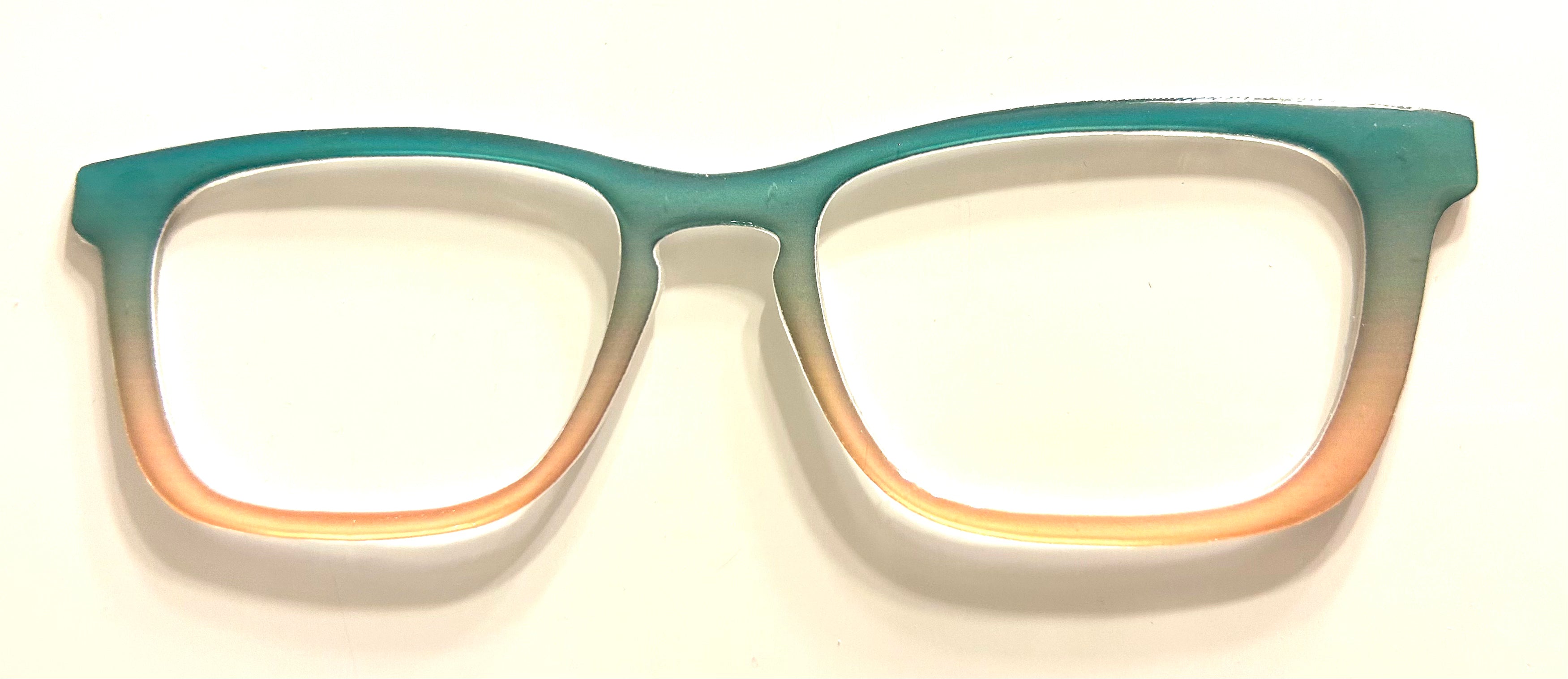Casper Topper; teal to peach gradient **RESINED