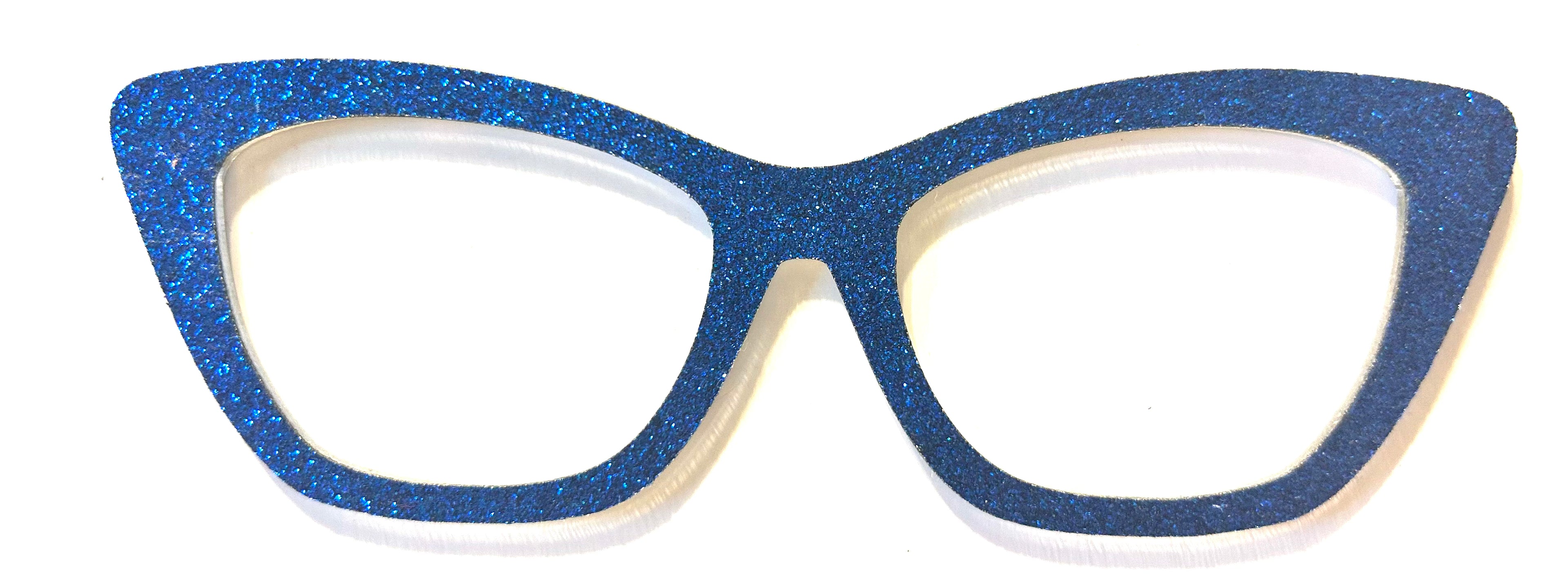 Wanda Topper; Laser Nonna; glitter overload; blue