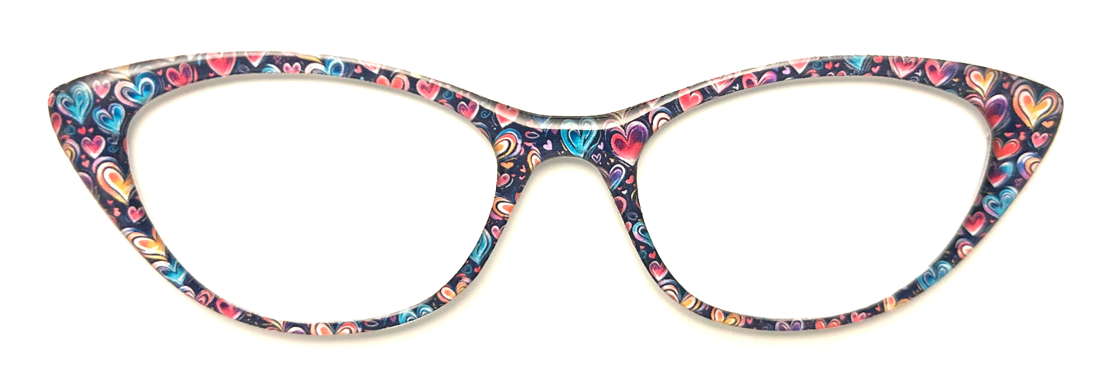 NEW Ella Topper; Framefetti; multicolored hearts