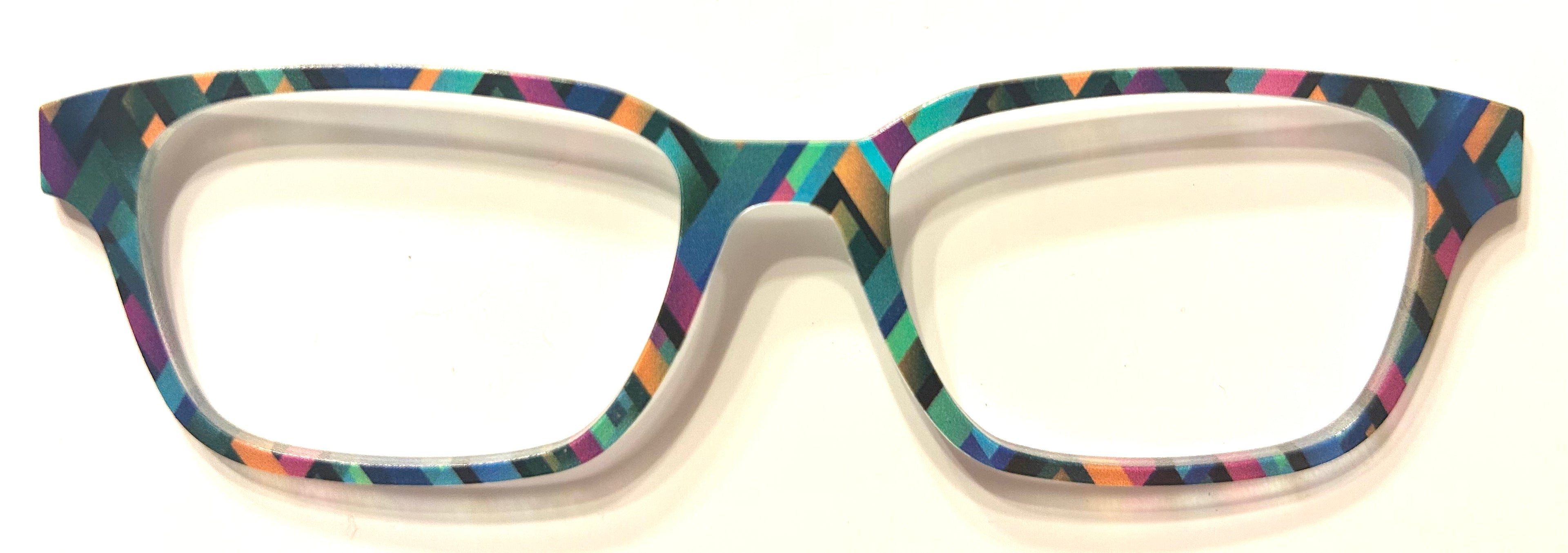 PAIR Finley Topper; deep toned diagonal stripes