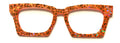 Casper Case Topper; orange scales on fabric