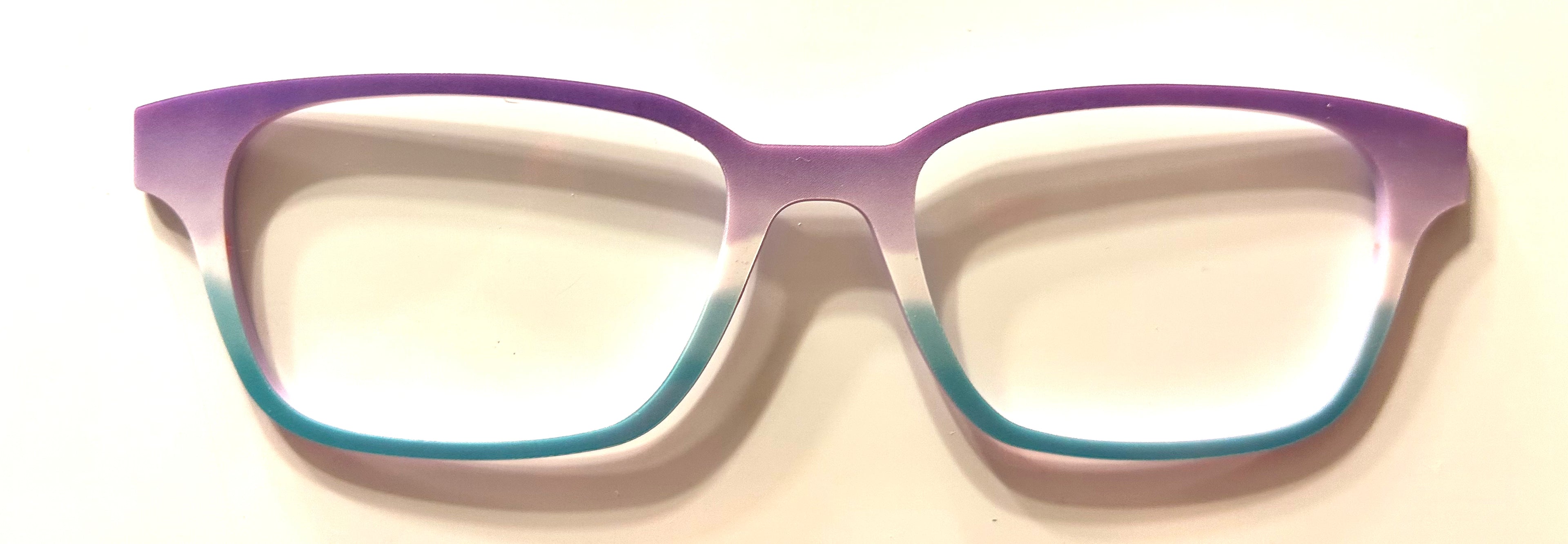 PAIR Finley Topper; purple and green tie dye gradient