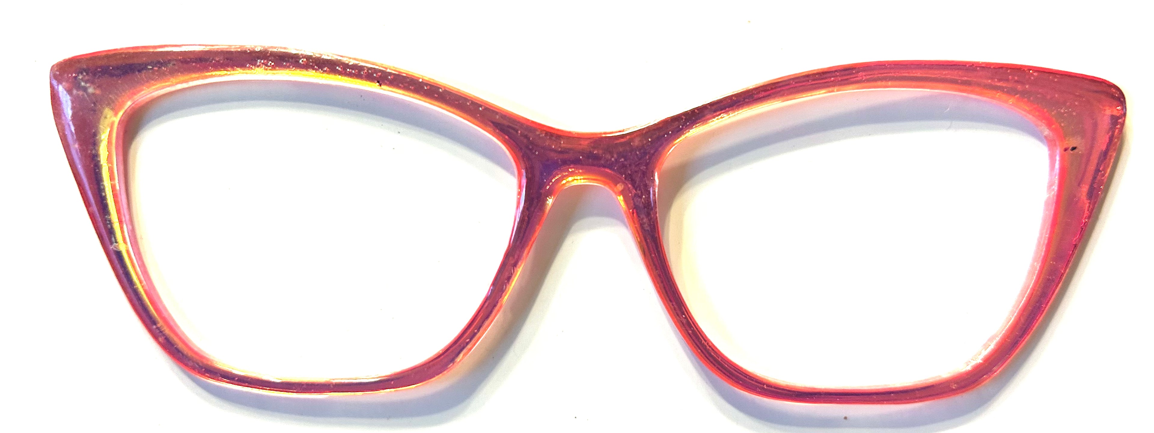 Wanda Topper; pink holographic: **with bubbles