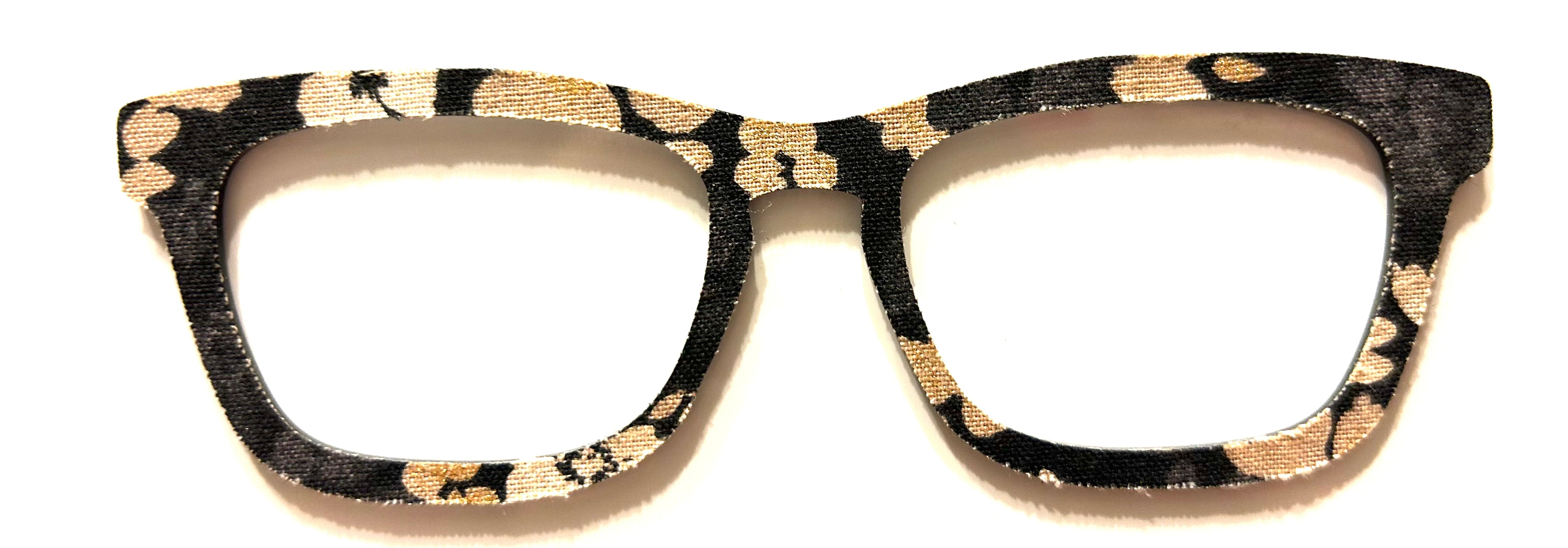 Casper Topper; Laser Nonna; thick; gold and black fabric