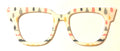 Murphy Topper; pastel rain drops on white