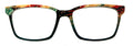 Kirby Topper; Lea’s Metal Treasures; red/gold/green to black fade