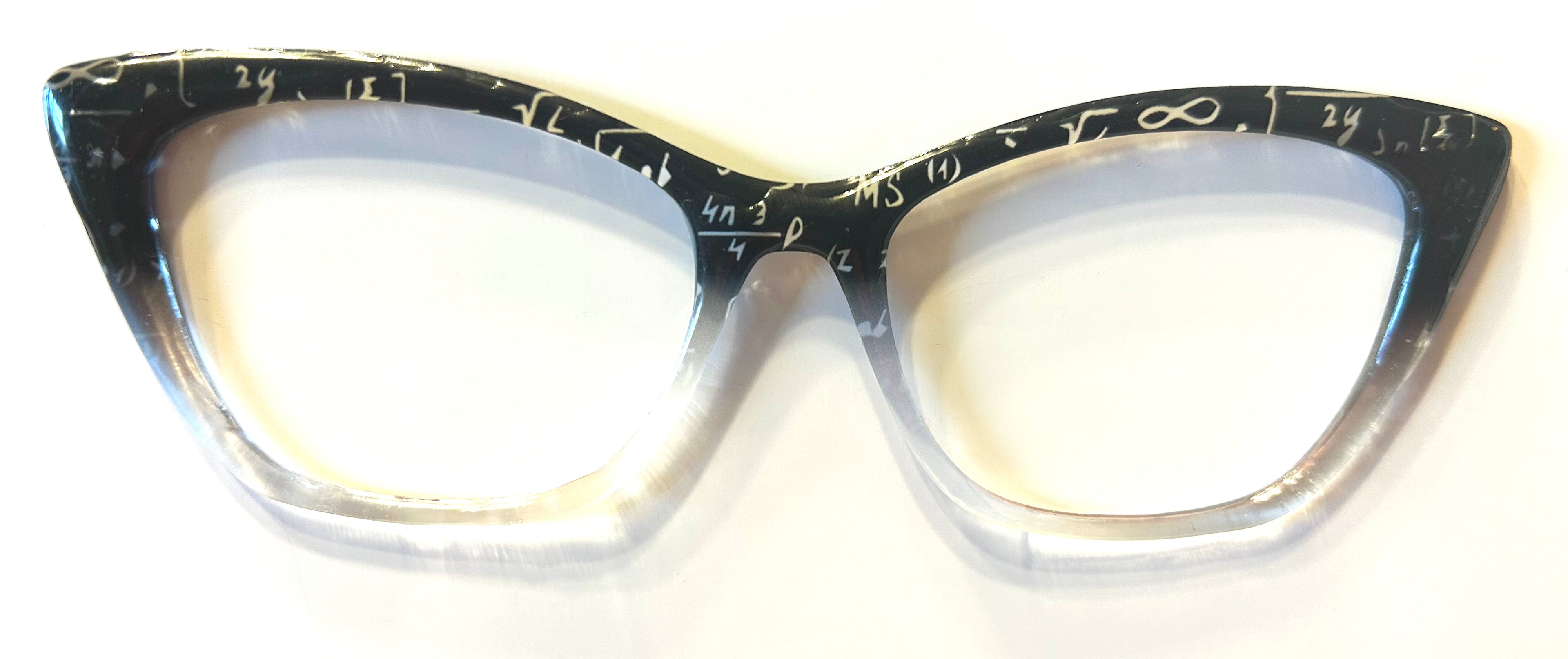 Wanda Topper; math formulas/clear gradient