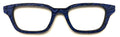 Finley Topper; Laser Nonna; deep blue textured
