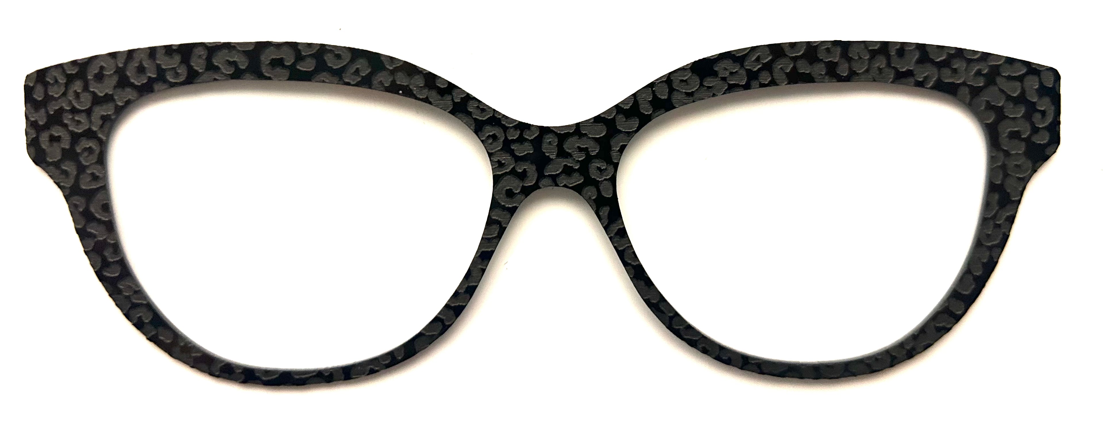 Quinn Topper; textured black cheetah