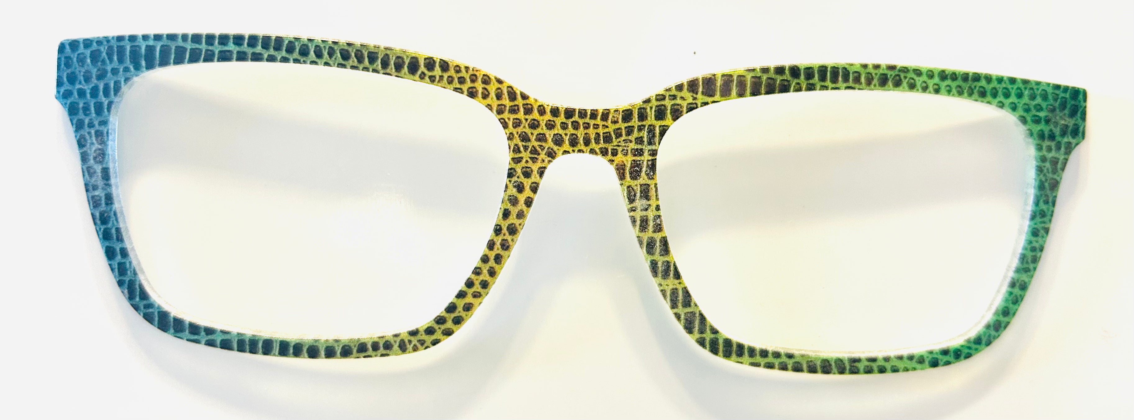 PAIR Larkin Topper; blue/yellow/green scales