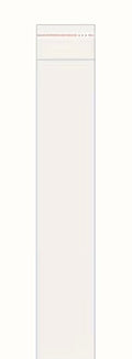 2x8 self sealing plastic sleeves  ***Pack of 10***