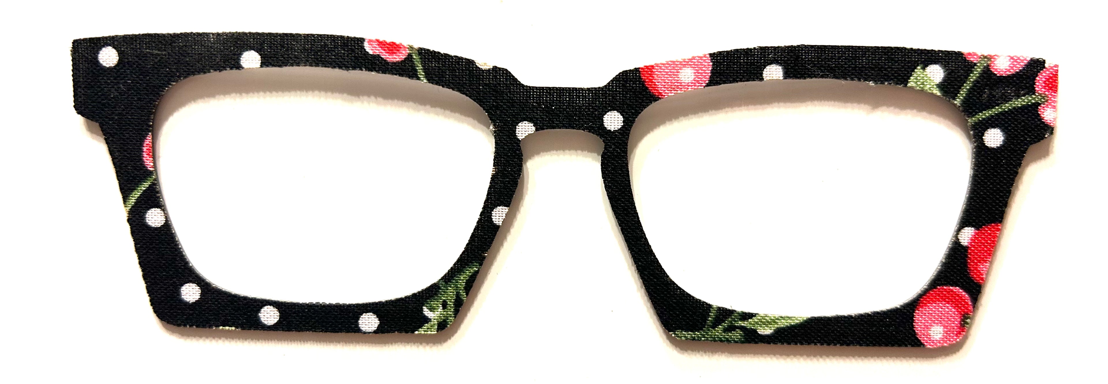 Casper Case Topper; polka dot cherries on fabric