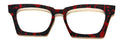 Casper Case Topper; black/red design on fabric