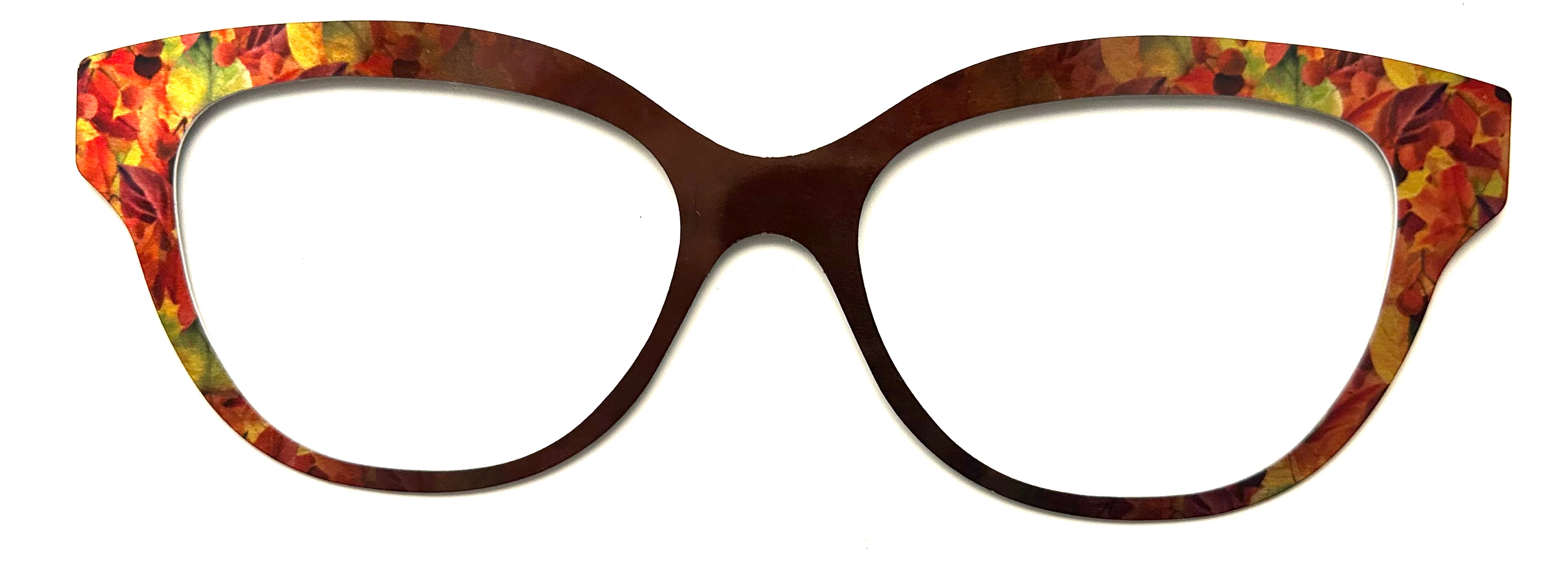 Quinn Topper; Metal; fall leaves to brown vertical fade