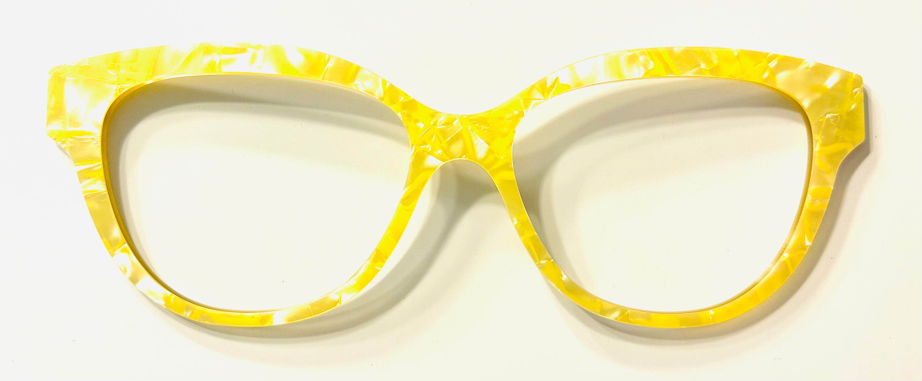 PAIR Premium Quinn Topper; The Citrine  Pearl Marble