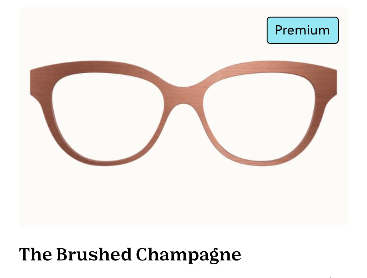 PAIR Premium Quinn Topper; The Brushed Champagne