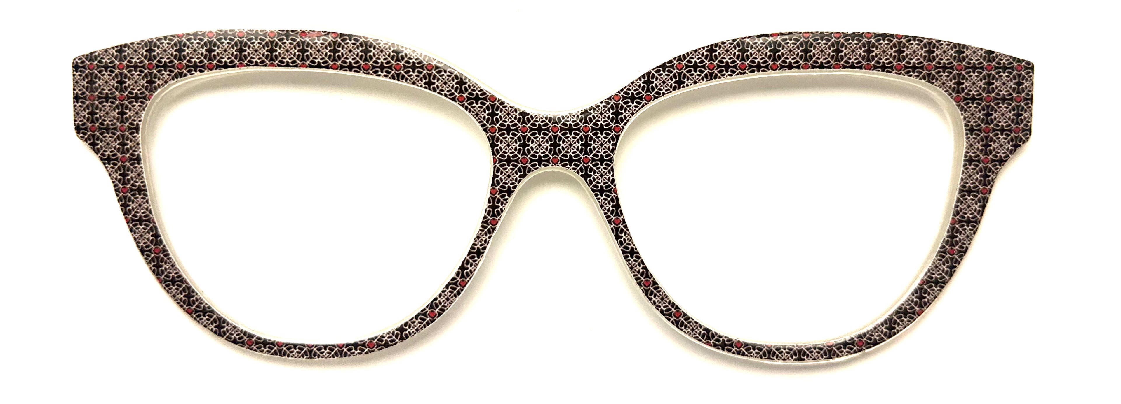 Quinn Topper; black and white pattern