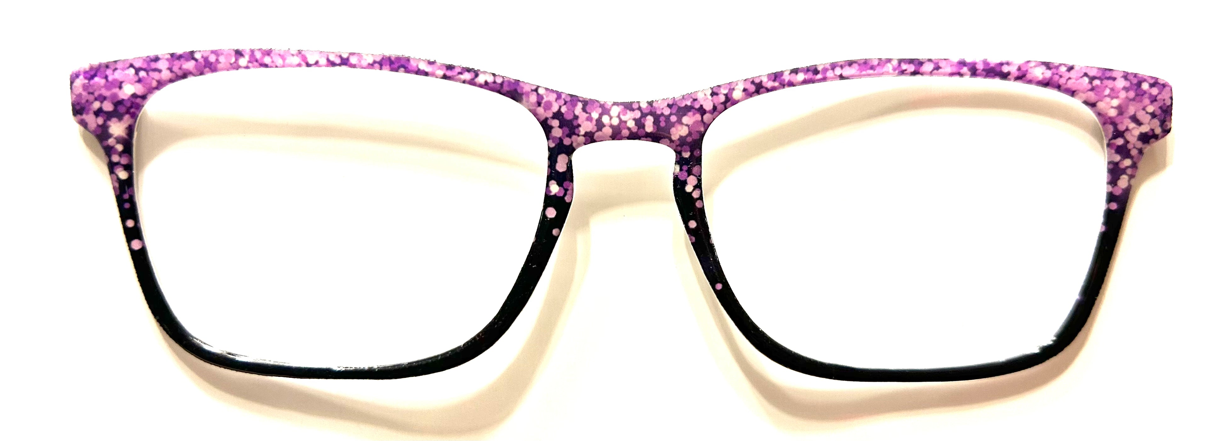 Casper Topper; purple shimmer to black fade