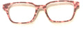 PAIR Finley Topper; pink and brown tort