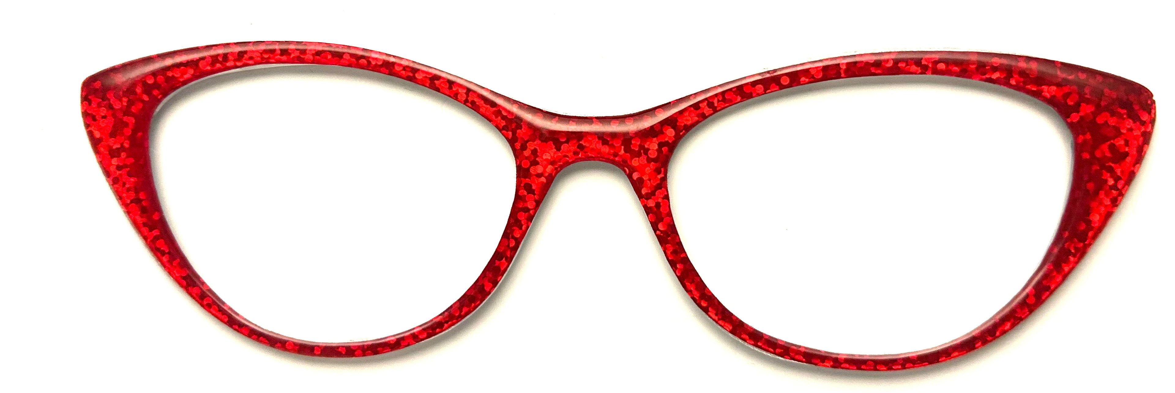 NEW Ella Topper; Framefetti; red shimmer