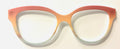 Quinn Topper; pale pink/orange/green gradient
